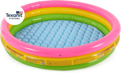 Kiddie Pool - Kid'S Summer Sunset Glow Design - 58'' X 13''
