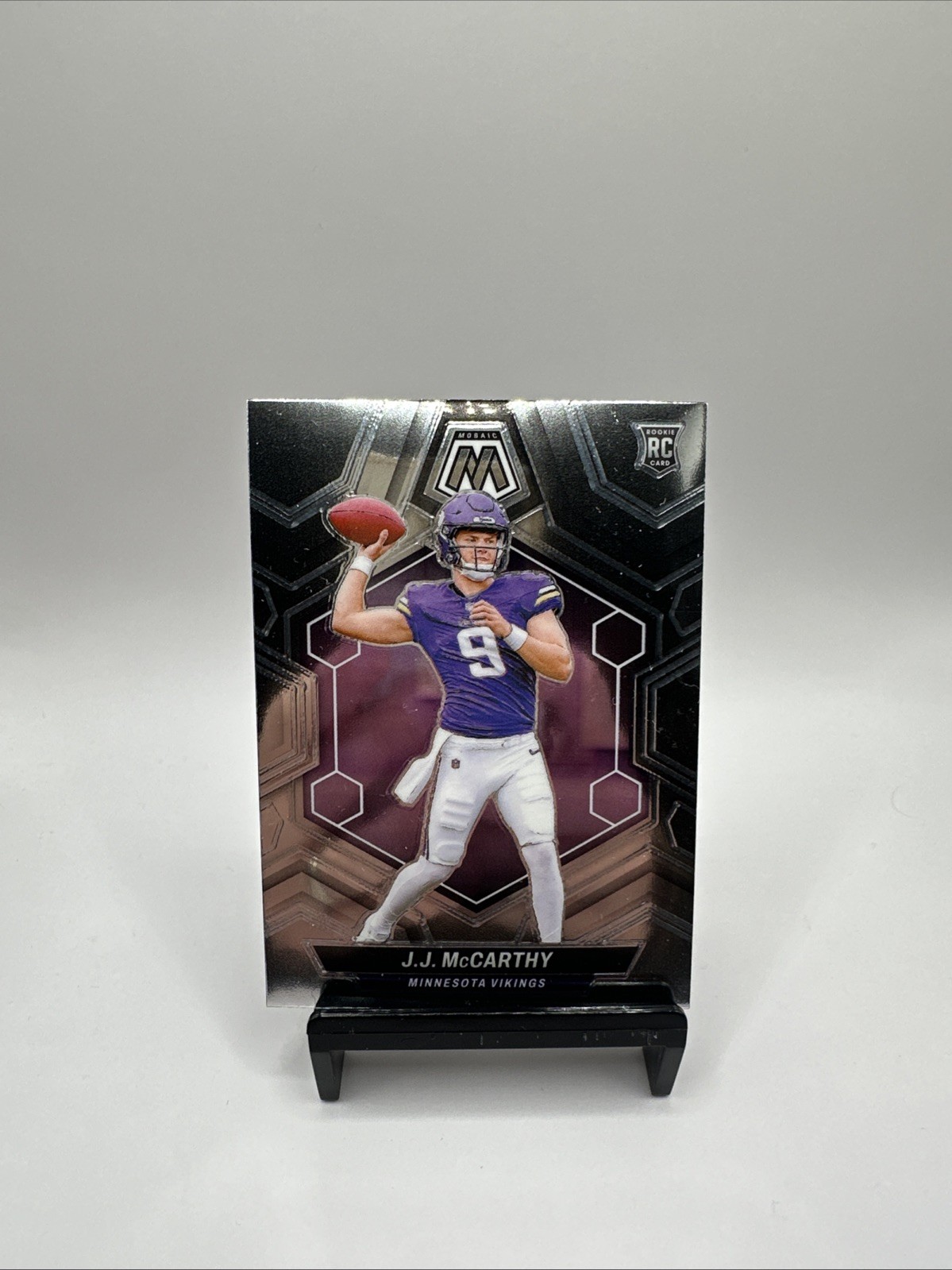 2024 Panini Mosaic - Rookies Base J.J. McCarthy #310 (RC) MINNESOTA VIKINGS A4