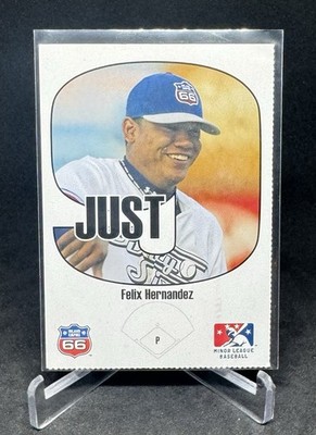 2005 Just Minors Beckett Insert Just 9 Felix Hernandez #1 0j5
