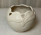 Vintage Van Briggle Art Pottery Philodendron Leaf Vase Signed Colorado Springs