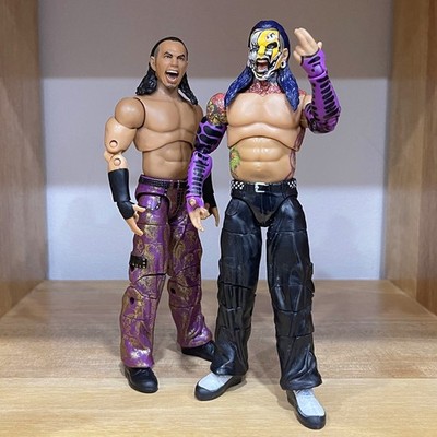 2 Pack Amazon Exclusive AEW Matt & Jeff Hardy Wrestling Action