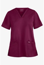 NWT Cherokee Workwear Revolution Scrub Top Womens Size M