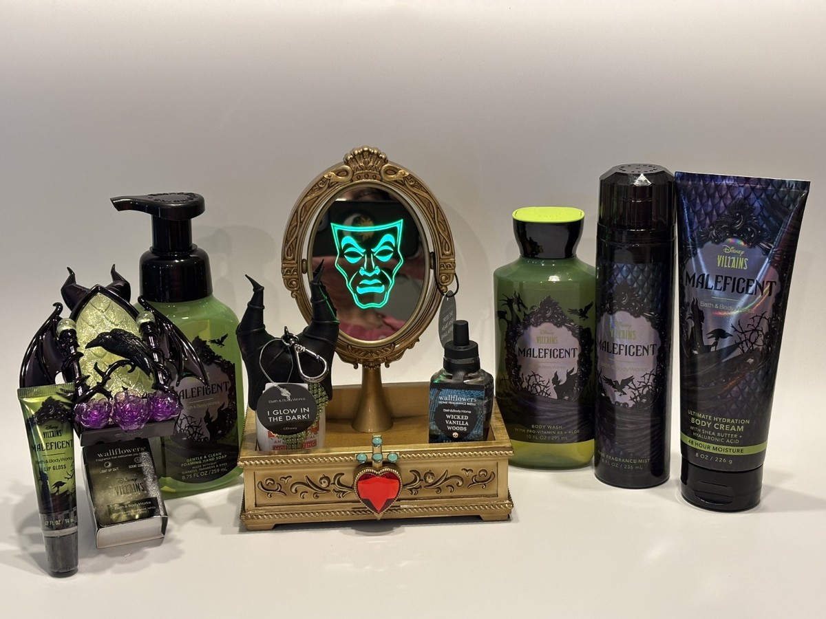 Disney Villains Bath And Body Works Maleficent, Evil Queen Mirror