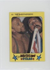 1986 Monty Gum Super Wrestling Stars The Bushwhackers The Sheepherders #81 0ad