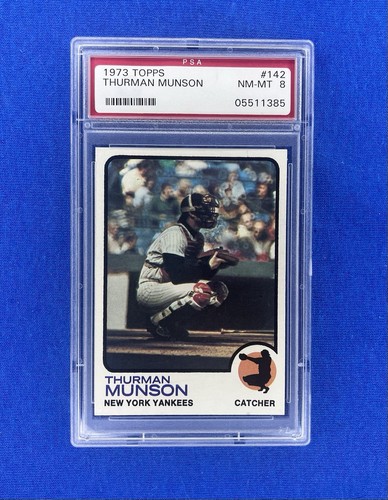 Thurman Munson #142 1973 Topps card