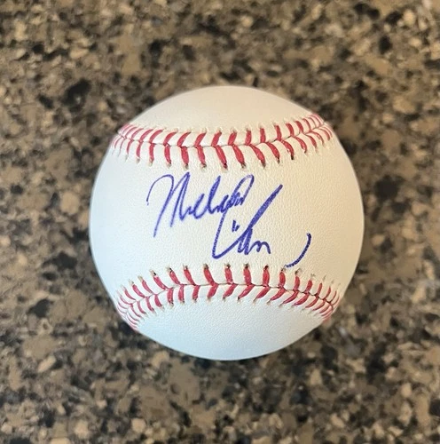 Michael Chavis Signed ROMLB Baseball Boston Red Sox BECKETT COA Autograph