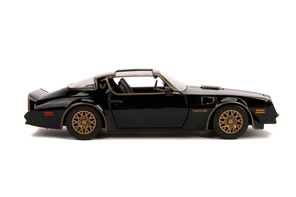 1977 PONTIAC FIREBIRD T/A NERO SMOKEY E THE BANDIT 1/24 DIECAST JADA 30998 - Immagine 4 di 4