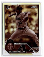 2023 Topps Chrome - Brandon Pfaadt Rookie Card #USC156 Sepia Refractor . rookie card picture