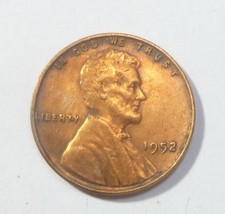 1952 P RD Lincoln Wheat Penny Cent!  Very Nice Details And Color!