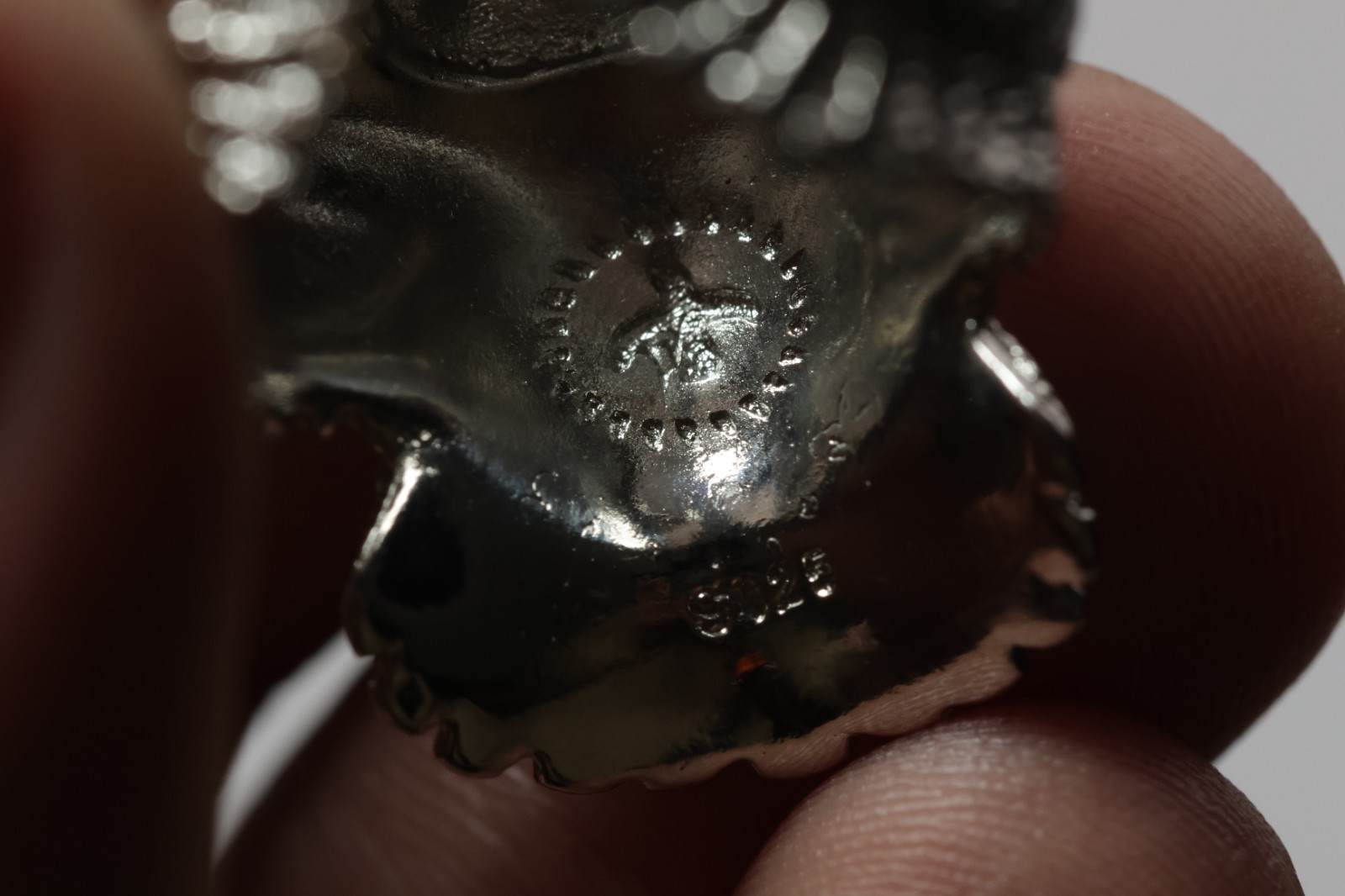 SOLID 925 Sterling Silver Adjustable Eagle Ring U… - image 6