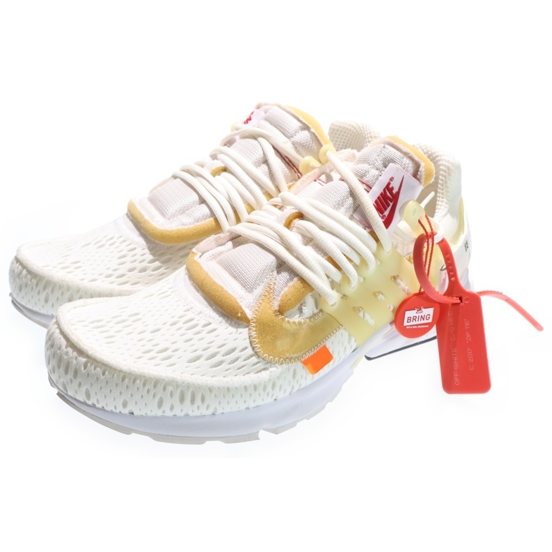 NIKE XOFF-WHITE THE 10 AIR PRESTO OFF-WHITE TEN LOW CUT SNEAKERS WHITE US10 Used thumbnail 2