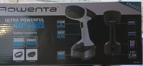 Rowenta X-Cel Steam Travel Hand-Held Steamer DR7052, Easy & Fast Wrinkle Remove