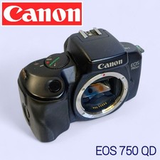 Canon EOS 750 QD 35mm SLR Camera Body Pre-Wind Film Model