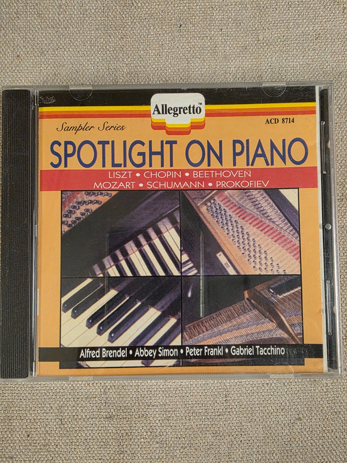 Spotlight on Piano Liszt Chopin Beethoven Mozart Schumann Prokofiev CD