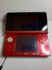 Nintendo 3DS Handheld System - Flame Red | Working | A Few Bright Pixels