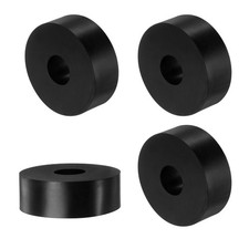 4pcs Rubber Spacers 80mm OD x 26mm ID x 30mm Height Round Anti Vibration Spacer