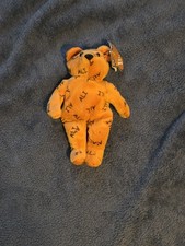 Vintage Muhammed Ali Plush 8" Salvinos Bammers 1999 w/Tags Orange Teddy Bear
