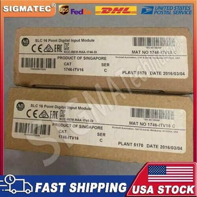 New Factory Sealed AB 1746-ITV16 SER C SLC 16 POINT DIGITAL INPUT MODULE