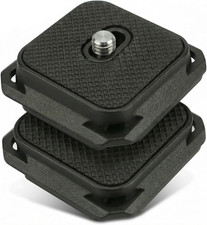 38Mm Arca-Swiss Quick Release Plate 2 Pack, 4-Sided Square QR Camera Mount with