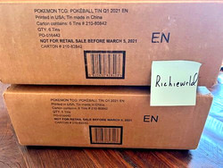 Pokemon Pokeball Tin 6-Pack Case (Q1 2021)