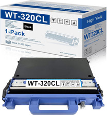1-Pack Black WT320CL WT-320CL Waste Toner Box MFC-L8900CDW Replacement for Broth