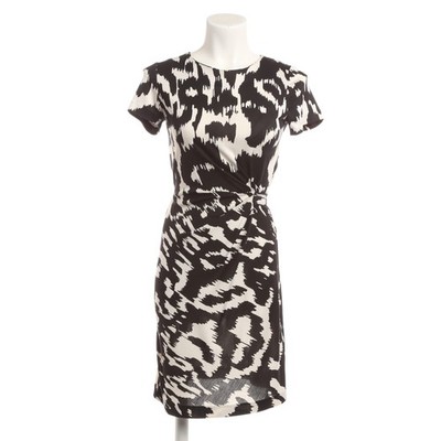 Diane von Furstenberg Kleid S Weiß Schwarz Gut
