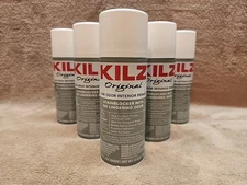 Lot of 6: KILZ Original Low Odor Interior Primer Spray Paint w Stainblocker 