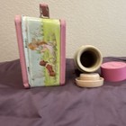 Vintage Metal Lunch Box w/ Matching Thermos, Girl & Dog Graphics — photo 5