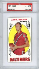 1969 - 1970 Topps Jack Marin Rookie #26 PSA 6 P1468