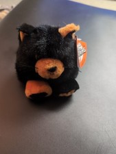 Vintage Puffkins Limited Edition Midnight 4 1/2" Swibco Plush Stuffed Animal