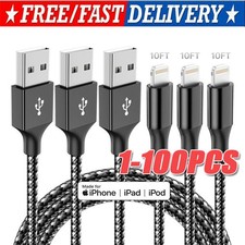 Fast Charger Cable Heavy Duty For iPhone 13 12 11 X XR 8 Charging Cord Wholesale