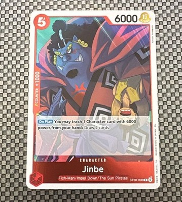 Jinbe ST30-006 NM One Piece Starter Deck EX: Luffy & Ace