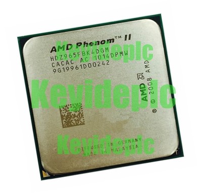 AMD Phenom II X4 965 HDZ965FBK4DGM 4Core 3.4 GHz Socket AM3 125W CPU Processor