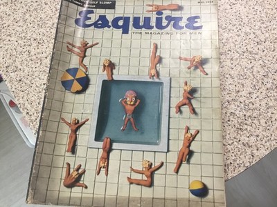 VINTAGE ESQUIRE MAGAZINE FOR MEN MAY 1954 ADS ARTICLES ETC