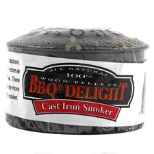 Cast Iron Smoker Pot Wood Pellet Smoke BBQ Grill Barbecue BBQrs Delight