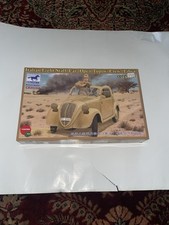 Bronco Model ITALIAN LIGHT STAFF CAR TOPOLINO OPEN TOP Car Plastic Model New