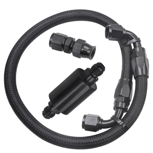 B-Series Tucked Fuel Feed / Return Line For Honda Civic Si EK EG Acura Integra - Picture 3 of 5