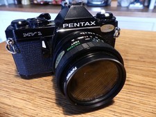 1980 PENTAX MV1 WITH VIVITAR 28MM LENS IN WORKING ORDER