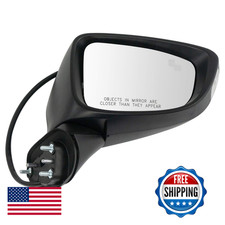 Trq Passenger Side Mirror Assembly Power Blind Spot Turn Signal Textured Smooth