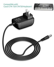 AC Adapter For Casio CTK-720 CTK720 Keyboard Wall Charger Power Supply Cord PSU