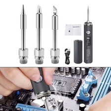 Digital Soldering Iron with Quick Heat Up and USB Charging for Repairs