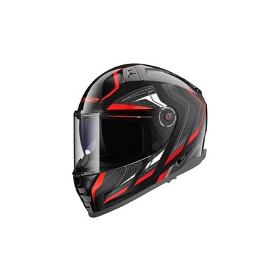 LS2 Helm Ff811 Vector Ii Alizer Black Red Gr. M