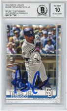 Fernando Tatis Jr. Padres Signed 2019 Topps Update RC US56 BGS 10 CardTopps
