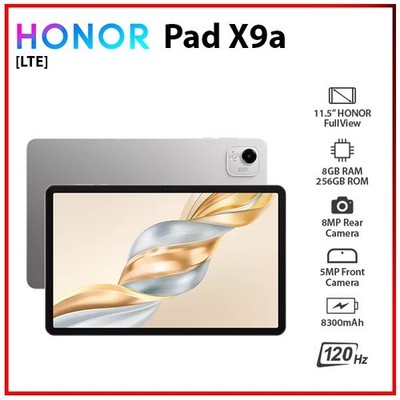 NEW HONOR Pad X9a LTE 8GB+256GB Octa Core Bluetooth Android PC Tablet (WiFi+4G)