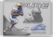 2014 Leaf Trinity Pure Auto Charcoal Andre Williams #P-AW1 Auto uk2