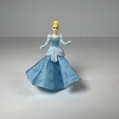 DISNEY Kinder Joy Cinderella 2.25'' Figure Cake Topper Doll with fabric skirt NEW