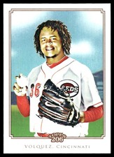 Edinson Volquez 2010 Topps 206 #157 Reds MLB READ FREE SHIPPING AutographDen