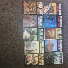 Wilbur Smith Hardback Book Bundle x 10 Books With Dust Jackets All VGC SOME RARE