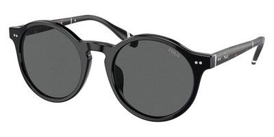 New Polo Ralph Lauren Men  Sunglasses PH4204U 500187 Shiny Black/Dark Grey  53mm