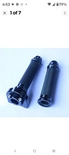 Motorcycle 7/8  Hand Grips and Quick Throttle Anodized CNC Twist Tube Lever C...